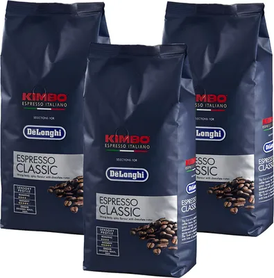 Obrázok produktu pre Delonghi Kimbo Classic Kaffeebohnen 3x1KG Mischung Arabica Robusta Espresso