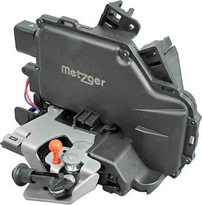 Image de Serrure de porte arrière gauche avec verrouillage central METZGER pour AUDI A6 C5