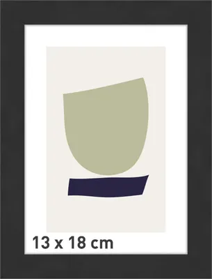 Produktbild von accent by nielsen Holz Bilderrahmen Velino, Schwarz, 13 x 18 cm
