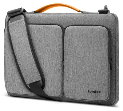 Produktbild von tomtoc Laptoptasche 15/15,6/16 Zoll Notebooktasche mit 360° Schutz – Größe 15,6-16,2 Zoll, Grau
