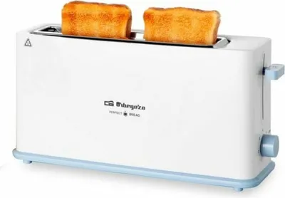 Produktbild von Orbegozo to4014 white blue elektrischer Toaster 850w mit 7 Leistungsstufen