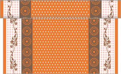Produktbild von Sovie HOME Tischläufer Rabea in Orange aus Linclass® Airlaid 40 cm x 4,80 m, 1 Stück - Ostern