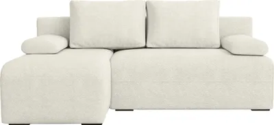 Produktbild von BroMARKT Ecksofa mit Schlaffunktion Ernest Beige Bouclé Links