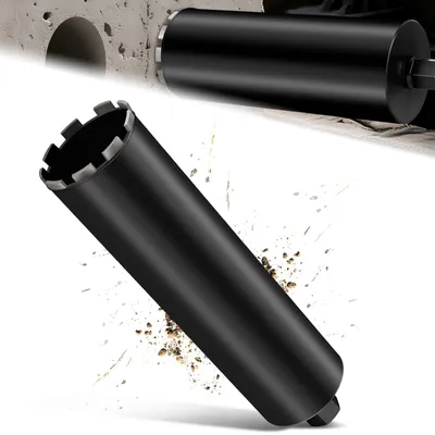 Produktbild von Diamantbohrkrone Kernbohrer Ø112mm Bohrkrone für Kernbohrgeräte, 1 1/4", L 460mm, 10mm Kernbohrkrone, Nass-/Trocken Kernlochbohrer zum Beton/Mauerwerk