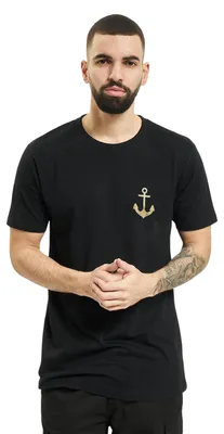 Image de Mister Tee - T-shirt « Captain » pour homme TN1837 (XL) (noir)