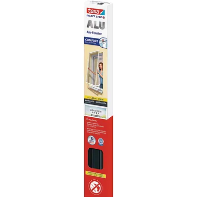 Zdjęcie produktu dla moskitiera tesa 55196-0003-00 okno ALU COMFORT, 1,40 m x 1,50 m