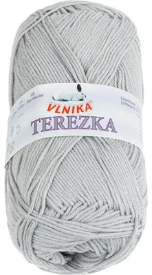 Zdjęcie produktu dla Przędza TEREZKA - 50 g / 155 m - jasnoszara