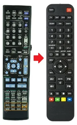 Produktbild von Ersatz Fernbedienung JVC RM-SNXF30R | RM-SNXF40R