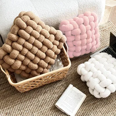 Produktbild von Kissen Hygge Braun - groß