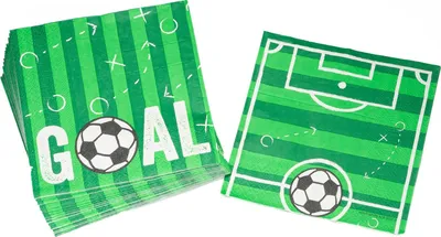Produktbild von Fußball Goal Servietten 3-lagig 20er Party