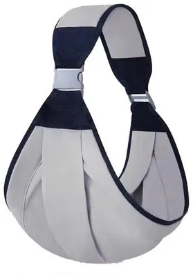 Obrázek produktu pro Uniqoos® Nastavitelná nosítka pro děti a batolata do 15 kg, vyrobená ze 100% bavlny, prodyšná, lehká, ergonomická, kompaktní a vhodná i jako šátek na kojení