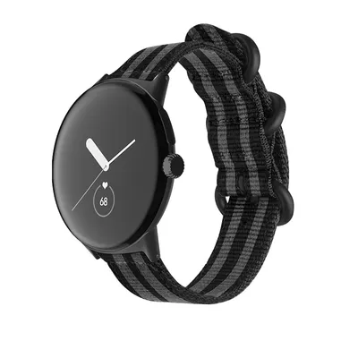 Produktbild von Für Google Pixel Watch 3 41mm / 2 / 1 Gewebtes Nylon Style Armband mit Stahl-Schnalle Smart Uhr