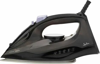Obrázek produktu pro JATA JEPL2241, Suché i parní žehlení, Keramická žehlicí plocha, 180 g/min, Černá, 15 g/min, 0,2 l