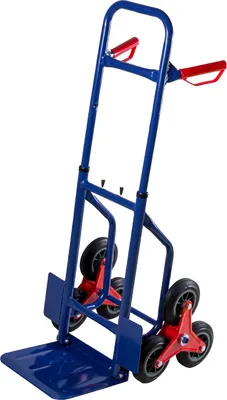 Obrázek produktu pro Schodišťový vak vozík Schodišťový horolezec do 150 kg skládací 3hvězdičková kola z tvrdé gumy Trubkový ocelový rám