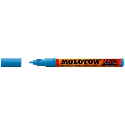 Produktbild von Molotow Acrylmarker ONE4ALL ACRYLIC 127HS 2mm, Nr. 161, schockblau mittel