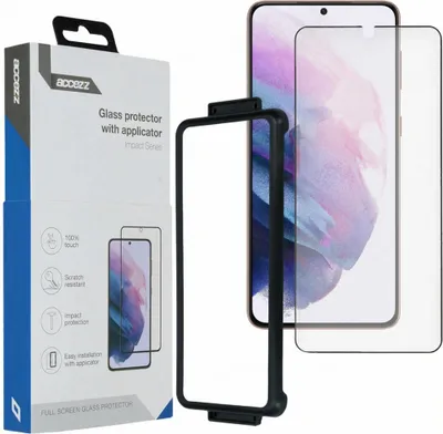 Produktbild von Accezz Glass Screenprotector + Applicator Samsung Galaxy S21 Plus