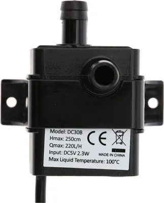 Produktbild von Decdeal Ultra-leise Mini-USB-DC5V-2,3-W-Mikro-Buerstenlose Wasser-oelpumpe, wasserdichter Tauchbrunnen fuer Aquarium, zirkulierend, 220 l/h, Hub 250 cm