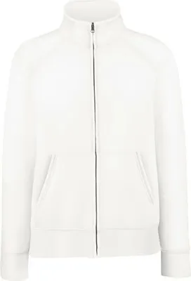 Produktbild von Fruit of the Loom - Lady-Fit Premium Sweat Jacket - White - L