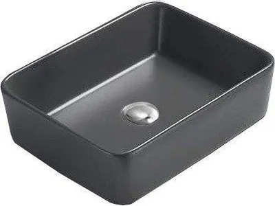 Image de CATIA lavabo pour comptoir 48x37 cm gris foncé mat (21314871)