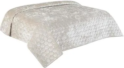 Produktbild von Unique Living – Tagesdecke Peggy Dove Weiß – 220 x 220 cm