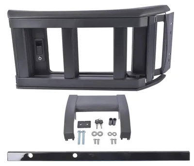 Produktbild von Seitenleiter - Klappbare Ausklappbare Leiter - Für Defender 90/110 L663 2020-2025 - Dachzugang - Offroad Außen Zubehör - Sub-Schwarz