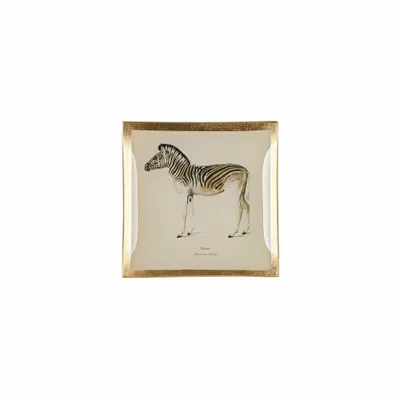 Produktbild von Gift Company Glasteller Love Plates Zebra (10cm)