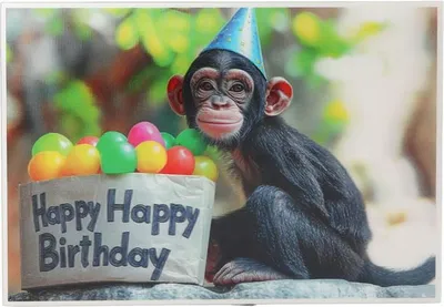 Obrázek produktu pro Skládací přání Happy Birthday s 3D květinou – jeden kus
