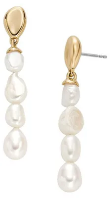 Produktbild von Elegante baumelnde Ohrringe mit echten Perlen Agnethe SKJ1827710