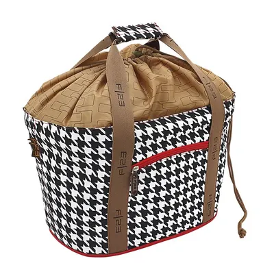 Produktbild von Einkaufskorb SHOPPERS DELIGHT hahnentritt (84111-2 Shoppers Delight)