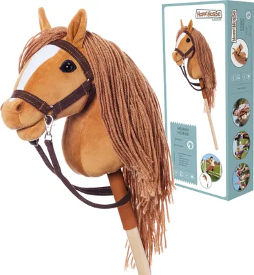 Immagine prodotto di Hobbyhorse A4 | Hobbyhorse | Hoppihorse chestnut | + set di accessori