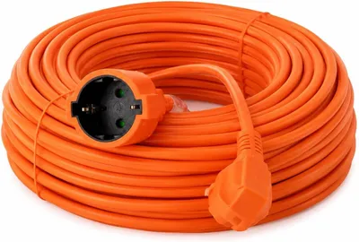 Produktbild von M mimotec Schuko-Verlängerungskabel - 20 m - Professionell - 3 x 1,5 mm - Orange - 16 A - 250 V - Robust