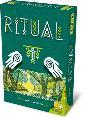 Immagine prodotto di Strohmann Games, Ritual, gioco da tavolo per famiglie, gioco di carte, da 2 a 6 giocatori, adatto a partire dai 10 anni, durata: 30 minuti, lingua: tedesco, colore: verde