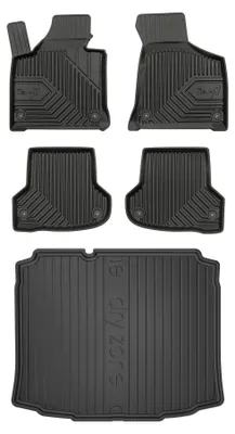 Produktbild von Gummimatten + Kofferraumwanne für Audi A3 Sportback 8P 2003-2013 (Schrägheck) – Schwarz, passgenau – Wielganizator