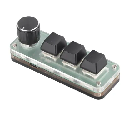 Obrázok produktu pre 3 klávesy s malou klávesnicou, herná klávesnica OSU, mechanická klávesnica s jednou rukou, mechanická klávesnica USB, programovateľná klávesnica, malá mechanická klávesnica