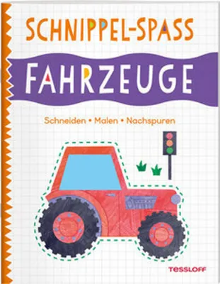 Immagine prodotto di Schnippel-Spaß. Fahrzeuge. Schneiden - Malen - Nachspuren