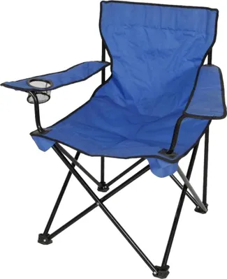 Image de Chaise Strend Pro BC2012B, pliante, bleue, de camping, 50x50x90 cm, 120 kg