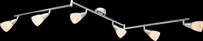 Produktbild von Globo Lighting|Strahler Metall verchromt, 6x E14