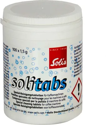 Produktbild von Solis Reinigungstabletten Solitabs, Siebträger Kaffeemaschine, 100 Stück