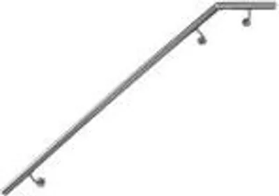 Obrázok produktu pre Zábradlie z nehrdzavejúcej ocele s uhlom 150 cm spojovacia rúrka spojovacia rúrka zábradlie na schody 4,2 cm zábradlie na stenu schody V2Aox