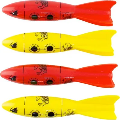 Image de Cooee Dive Subs, Jouets aquatiques pour piscine, 19,5 cm, 6+, 4 pièces