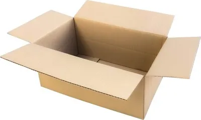 Produktbild von 2x Faltkarton 450x250x(100)-200mm mit variabler Höhe 1-wellig Dickwelle braun