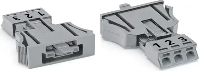 Obrázok produktu pre Wago 890-743, Šedá, Polyamid, IP40, 16 A, -35 - 85 °C, 24,2 mm