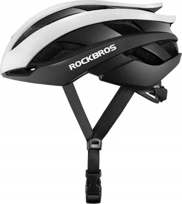 Produktbild von Rockbros Durable Starke Bequeme Fahrradhelm Größe M Weiß und Schwarz
