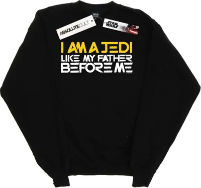 Produktbild von Star Wars - "I Am A Jedi" Sweatshirt für Herren BI45940 (5XL) (Schwarz)