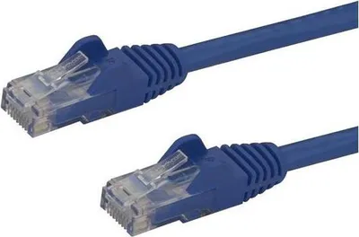 Immagine prodotto di StarTech.com Cavo patch antigroviglio UTP RJ45 Cat6 Gigabit blu 2 m - Cavo patch 2 m