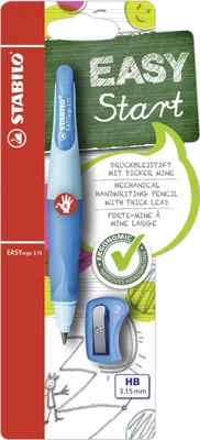 Obrázok produktu pre Stabilo® B-46873-5 Ergonomická mechanická ceruzka na učenie písania EASYergo 3.15, svetlomodrá/tmavomodrá, R