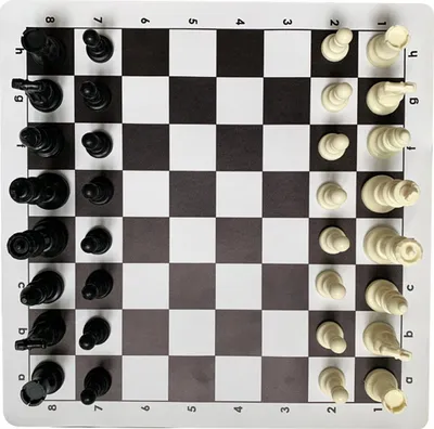 Produktbild von Internationales Standard-Schachspielset, Turnierschachset, großes Kunststoffschachset mit Schachbrett