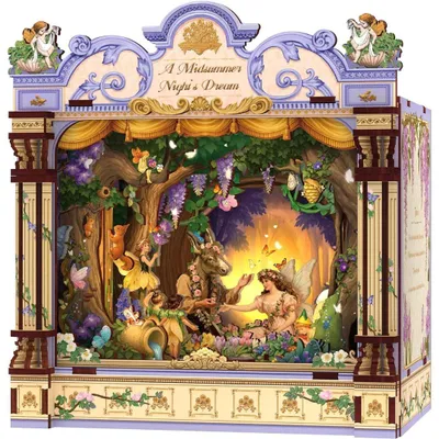 Obrázok produktu pre A Midsummer Night's Dream – CuteBee DIY Book Nook miniatúrny domček 3D puzzle