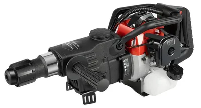 Produktbild von Abbruchhammer Benzin - 33cc Presslufthammer für Beton - 1000W - 2-Takt luftgekühlter Einzylinder-Motor - 30J Schlagenergie - schwarz