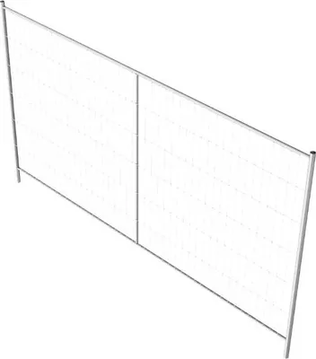 Produktbild von Mobilzaun / Bauzaun „Profi M“ 3,5 x 2 m